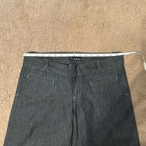 Wide leg chambray trousers - Picture 4 of 9